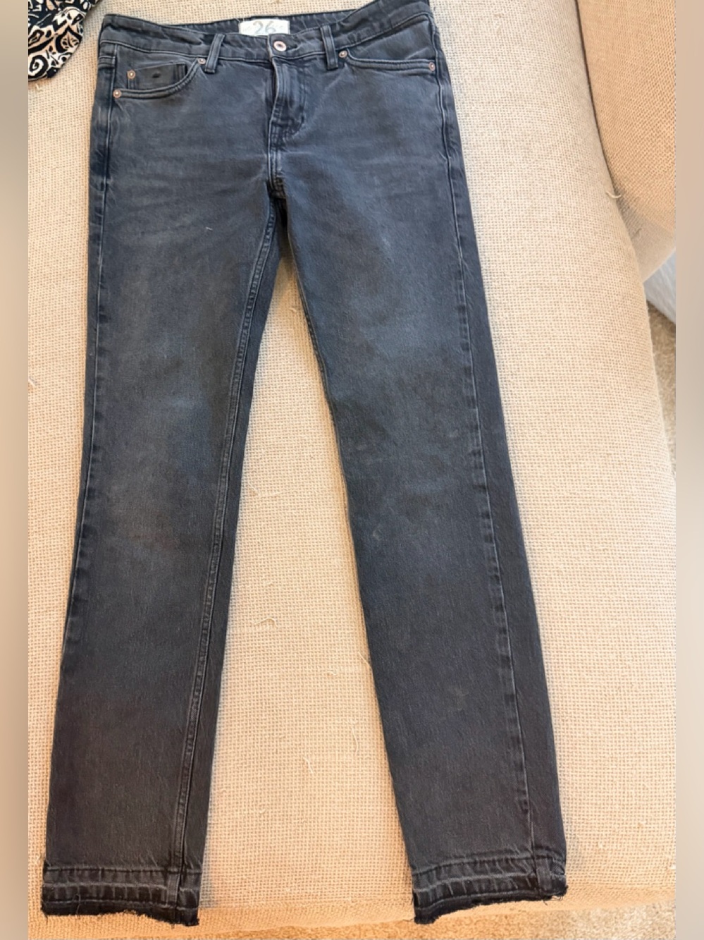 We The Free Womens Grey Jeans - Classic Denim - Picture 2 of 6